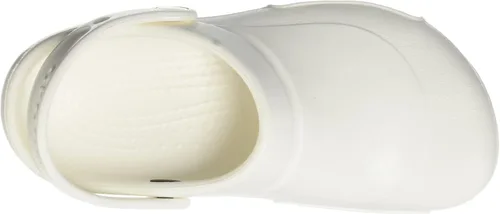 Miniatura 16 de Crocs Zuecos unisex Bistro (9 B (M) de EE. UU. para mujer/7 D (M) de hombre de EE. UU., blanco)