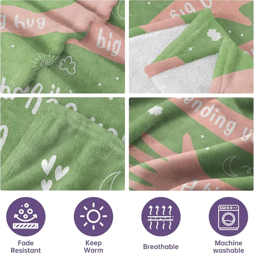 Miniatura 5 de Afterprints Regalos para recuperarse para mujeres y hombres, manta de abrazo/sanación, regalos para pensar en ti/cuidado del cáncer/simpatía/después