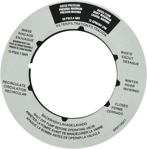 Miniatura 2 de Adhesivo de repuesto para válvula de filtro de arena compatible con SPX0714G (paquete de 6)
