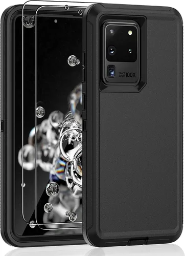 Miniatura 11 de Jshru Funda protectora resistente de grado militar para Galaxy S20, a prueba de golpes, a prueba de caídas/polvo, para Samsung Galaxy S20 5G de 6.2