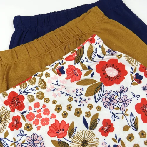 Miniatura 2 de HonestBaby Pantalones harén de algodón orgánico para bebé, paquete múltiple