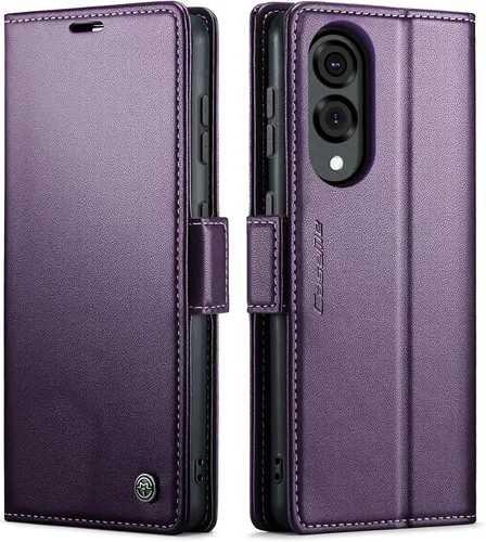 Miniatura 42 de QLTYPRI Funda tipo cartera para Samsung Galaxy S22 Ultra, funda magnética de piel sintética de alta calidad con bloqueo RFID, ranuras para tarjetas