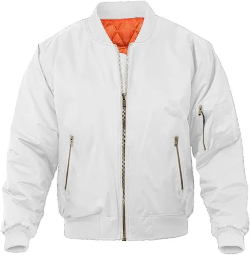 Miniatura 22 de MAGNIVIT - Chaqueta de aviador para hombre, informal, para otoño e invierno, chaqueta y abrigo militar