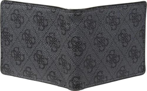 Miniatura 4 de Guess Billetera plegable delgada de cuero para hombre
