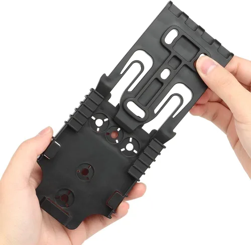 Miniatura 6 de Kit de sistema de bloqueo rápido, con correas de muslo, plataforma de lazo para cinturón de pierna de paseo medio (7.9 in) QLS 22 19 base