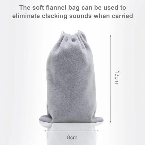 Miniatura 4 de Coolrunner Bolas de Baoding de mármol gris oscuro de 2 pulgadas para aliviar el estrés de la salud de la mano del ejercicio de la mano, bolas de mano