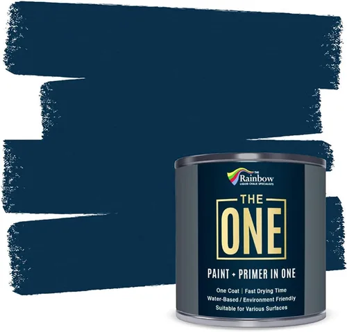 Miniatura 21 de THE ONE Pintura e imprimación todo en uno, negro mate, 8.5 onzas líquidas/250ml, fórmula de 1 capa, decoración fácil de interiores y exteriores