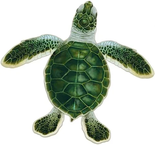 Miniatura 9 de Mosaico de porcelana para piscina estilo A para cría de tortugas (estilo A - 5 x 5 pulgadas, marrón)