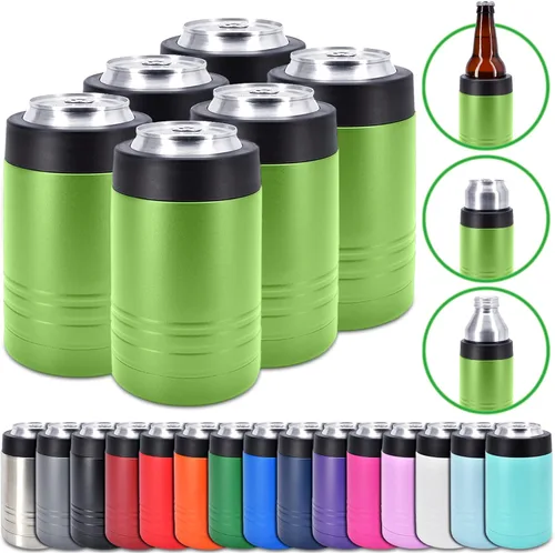 Miniatura 16 de Clear Water Home Goods - Enfriador de bebidas de acero inoxidable de doble pared aislado al vacío de 12 onzas - Revestimiento en polvo negro