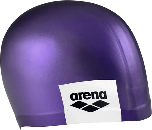 Miniatura 10 de Arena Gorra de natación unisex de silicona moldeada con logotipo para adultos, para entrenamiento intensivo, reducido arrastre, ajuste cómodo