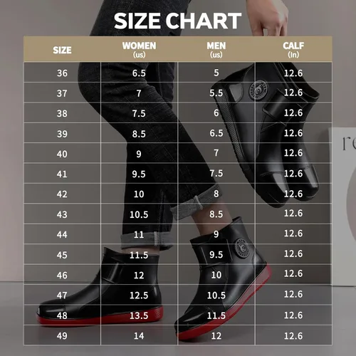 Miniatura 7 de Hsttgsr Botas de lluvia para mujeres y hombres, botas de goma impermeables para hombre, botas de jardín antideslizantes, zapatos de pesca ligeros