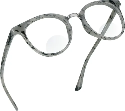 Miniatura 12 de LifeArt Lentes de lectura bifocales, lentes de sol fotocromáticos de transición, color gris oscuro, marco ovalado, anteojos de lectura