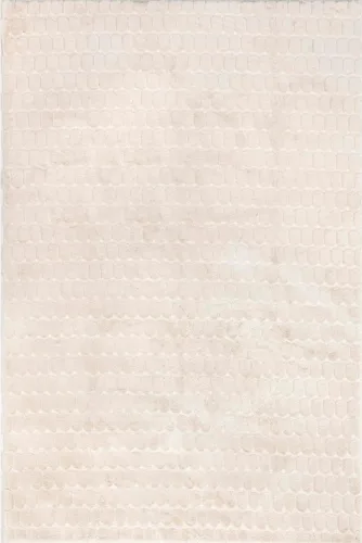 Miniatura 5 de Nuloom Nia Beige, 3 pies 9 pulgadas x 6 pies, pelo acogedor, esponjoso y suave, alto tráfico, resistente a las manchas, fácil de limpiar, duradero