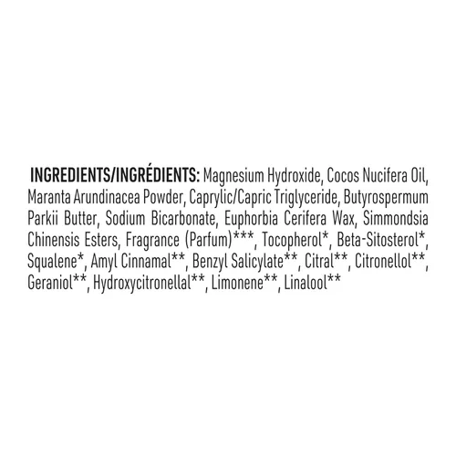 Miniatura 6 de Schmidt's Desodorante vegano sin aluminio Fresh Rain & Birch con protección contra olores las 24 horas, para mujeres y hombres, ingredientes