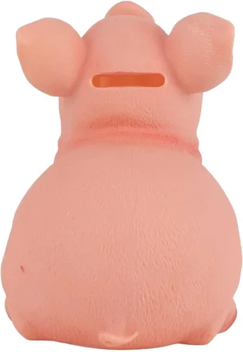 Miniatura 3 de Bonita alcancía con forma de cerdo, alcancía rosa, alcancía de animales, pequeña alcancía para niñas y niños, banco de ahorros de resina (M)