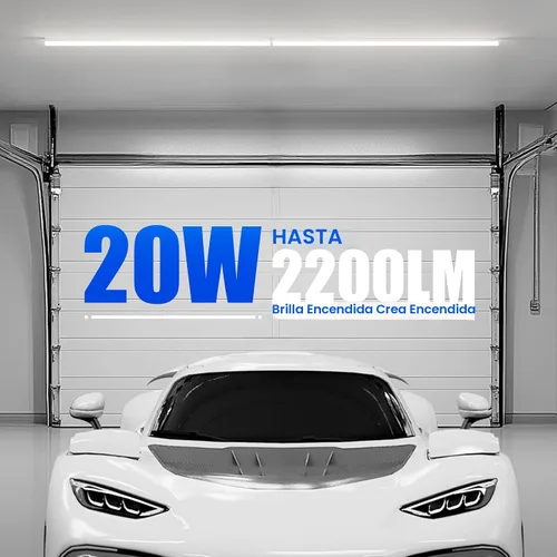Miniatura 3 de Barrina T5 - Luz LED para tienda de 4 pies, 2200 lm, luz blanca diurna de 5000 K, lámpara de utilidad de 20 W, luces de techo y debajo del gabinete