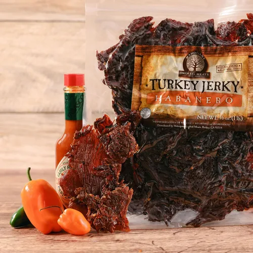 Mahogany Smoked Meats: Cecina de pavo Habanero - 16oz
