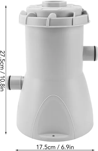 Miniatura 7 de Bomba de filtro de piscina de 800 galones, bomba de filtro de cartucho de piscina eficiente, filtro de cartucho de piscina de tierra y sistema
