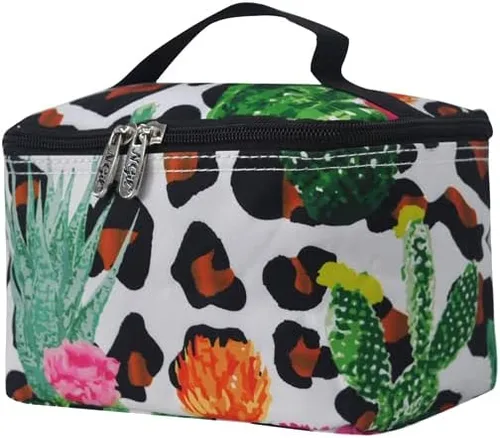Miniatura 11 de NGIL Bolsa de cosméticos de viaje, bolsa organizadora de maquillaje para mujeres y niñas, Azul Rey Diamantina, Casual