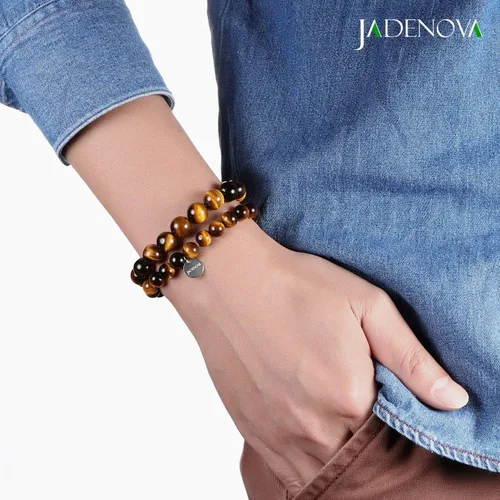 Miniatura 5 de JADENOVA - Brazalete de piedras de yoga para parejas