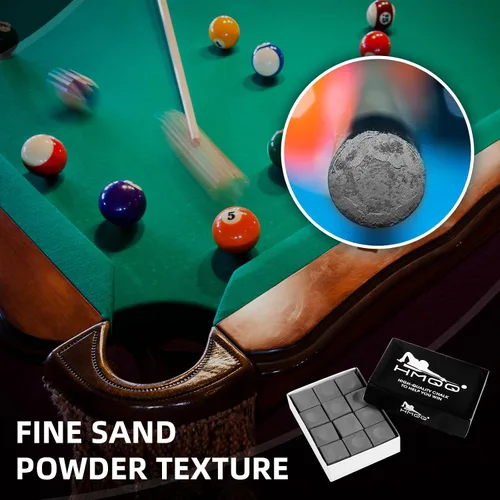 Miniatura 4 de HMQQ Pool Cue Chalk – 12 Pack Billiard Chalk, Low Dust & Anti-Slip Cue Chalk for Smooth, Accurate Shots – 6 Colors Available for Pool Lovers, Home