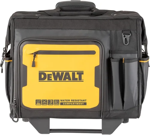 DEWALT Bolsa de almacenamiento de herramientas rodantes de 18 pulgadas con 27 bolsillos (DWST560107)