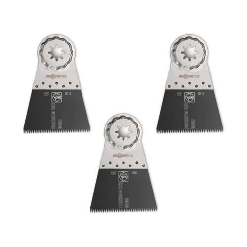 Miniatura 28 de Fein Starlock Plus 63502161260 - Hoja de sierra de larga duración con corte E, corte de precisión para madera, paneles de yeso y plásticos