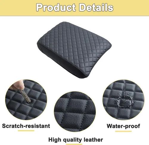 Miniatura 4 de Funda para Consola Central PIMCAR para Honda Pilot 2023-2025 2026, Funda para Reposabrazos Personalizada de Cuero para Interior de Honda