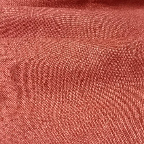 Miniatura 2 de Tela de costura de tapicería de mezcla de poliéster de 11 oz por yarda, ancho 57 pulgadas, color rojo ladrillo