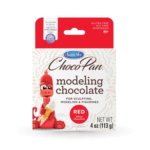 Miniatura 27 de Satin Ice ChocoPan - Chocolate blanco brillante para modelar (1 libra) para decoración de pasteles