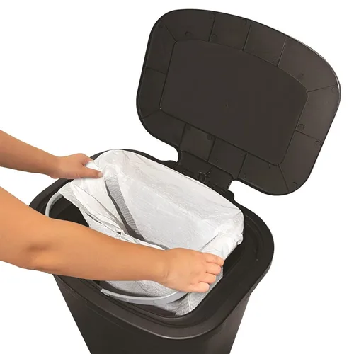 Miniatura 6 de Glad Bote de basura de 20 galones con protección contra olores Clorox Cubo de basura de plástico para cocina Manos libres con pedal de pie