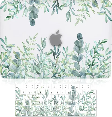 Miniatura 14 de Funda para MacBook Air de 15 pulgadas M5 M4 M3 M2 A3448 A3241 A3114 A2941 versión 2026-2023 con Touch ID, efecto 3D transparente mate, cubierta dura