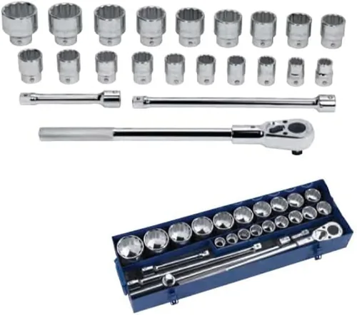 Williams 33914 - Herramienta de enchufe y accionamiento de 3/4 pulgadas con juego de caja, 23 piezas