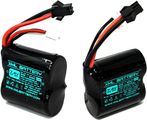 Miniatura 7 de Paquete de 1 batería de iones de litio H100 H102 H106 H120 TKKJ Q2 Q3 7.4v 600mAh para RC Racing Boat Ship