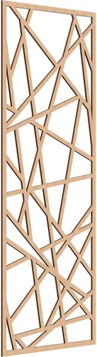 Miniatura 173 de Conway Paneles de pared decorativos de madera con calado, 9 3/8 pulgadas de ancho x 24 3/8 pulgadas de alto x 1/4 de alto, aliso