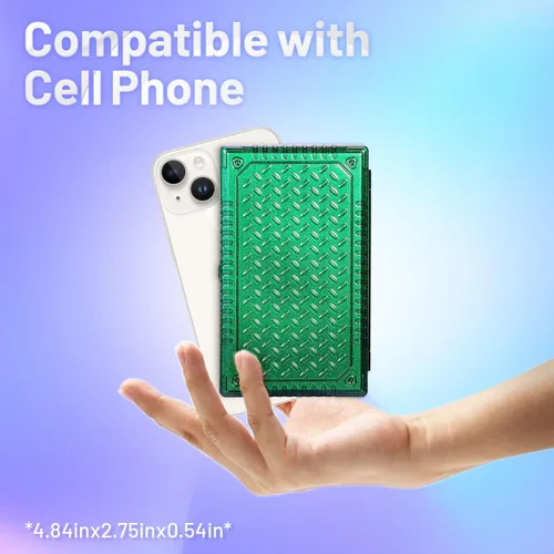 Miniatura 6 de Báscula digital de bolsillo, 17.64 oz por 0.00 oz, báscula de precisión de gramos con función de escala de tara, 6 unidades, báscula pequeña de Verde