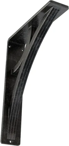Miniatura 14 de Ekena Millwork BKTM02X10X12TGLABS Soporte de metal, 2 pulgadas de ancho x 10 pulgadas de profundidad x 12 pulgadas de alto, latón envejecido