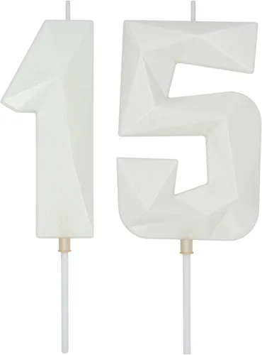Miniatura 236 de DERVENTA Velas de cumpleaños con números grandes, 3D, color rosa, 3.7 pulgadas, decoración para tartas de fiesta, 1 pieza (número 3 rosa)