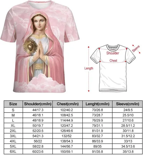Miniatura 2 de Nuestra Señora de Guadalupe Virgen María Mujeres Mexicanas Camiseta con estampado completo