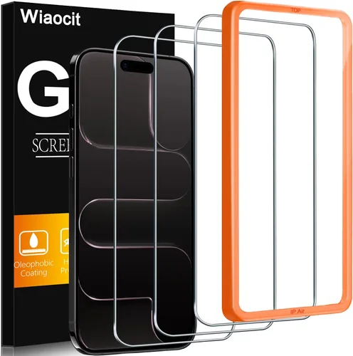 Miniatura 17 de Wiaocit Paquete de 3 protectores de pantalla de vidrio templado de dureza 9H y 3 protectores para lentes de cámara para Samsung Galaxy Z Fold 7