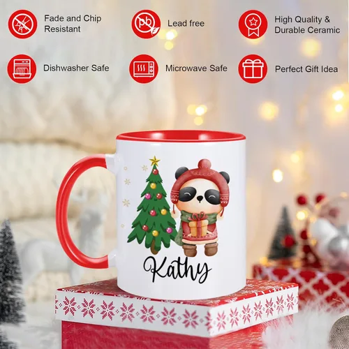 Miniatura 4 de Taza de chocolate caliente personalizada para niños, taza Stanta personalizada regalo para niños, hijo, hija, bonita taza de 11 oz para niños, taza