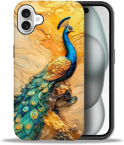 Miniatura 102 de DAIZAG Funda compatible con iPhone 11, hermoso color arena, patrón completo, carcasa rígida híbrida de plástico TPU + funda de protección