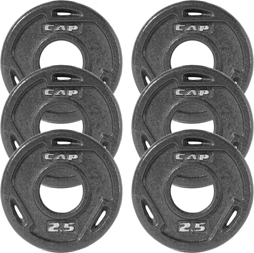 Miniatura 34 de CAP Barbell Placa de peso olímpica de 2 pulgadas Múltiples opciones