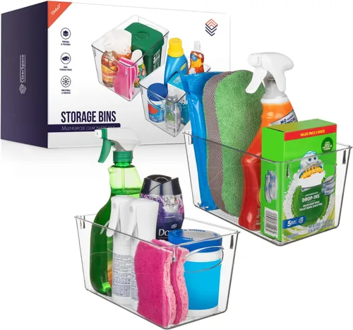 Miniatura 7 de ClearSpace Contenedores de Almacenamiento de Plástico Transparente – Perfectos para Organización y Almacenamiento de Cocina o Almacenamiento