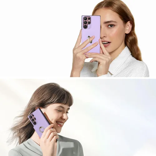 Miniatura 7 de Funda para Samsung Galaxy S22 Ultra con tarjetero para mujeres y niñas (6.8 pulgadas), Galaxy S22 Ultra funda tipo cartera con anillo de rotación