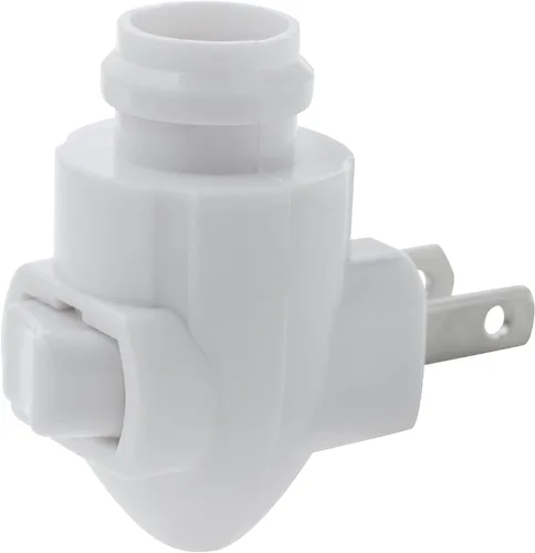 Miniatura 4 de Módulo de luz nocturna enchufable, plástico blanco, ideal para hacer tus propias luces nocturnas decorativas, paquete de 10