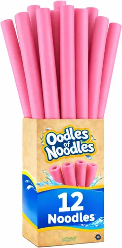 Miniatura 17 de Oodles of Noodles Fideos de espuma de arcoíris de lujo para piscina - Paquete de 12 - Aproximadamente 122 cm x 6.4 cm Tubos de espuma multiusos