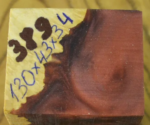 Miniatura 5 de Cuchillos estabilizados de madera de madera BURL que giran los cuchillos de hoja en blanco (#389)