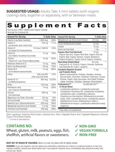 Miniatura 2 de Multivitamínico, minicomprimidos 50+ de Rainbow Light, 11343, 1, 1