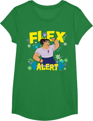 Miniatura 42 de Disney Encanto Luisa Madrigal Flex Alert Camiseta, Negro
